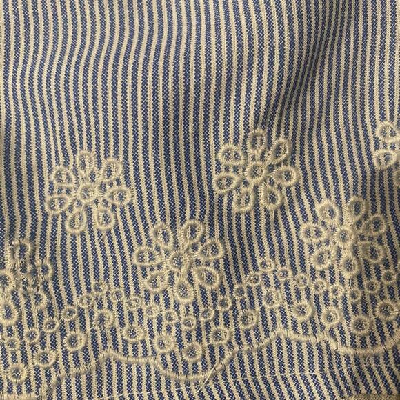 JAPNA KIDS Pinstripe Embroidered Tassel Shorts Girls 10 - Picture 5 of 5